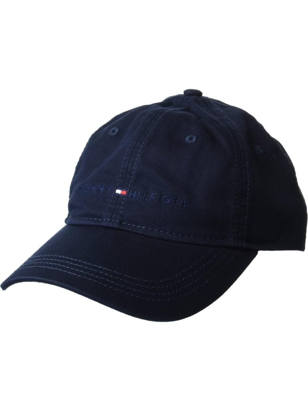 Tommy Hilfiger Men's Sky Captain Tonal Cotton Logo Adjustable Baseball Cap